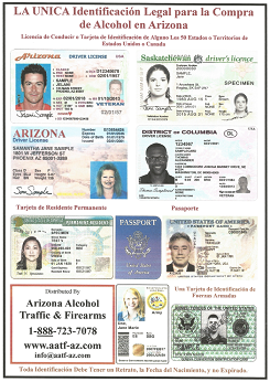 Acceptable forms of ID poster (Spanish)